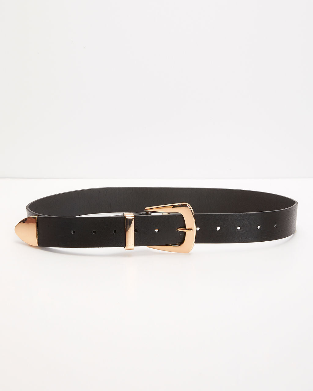 Pisces Wide Metal Tip Belt