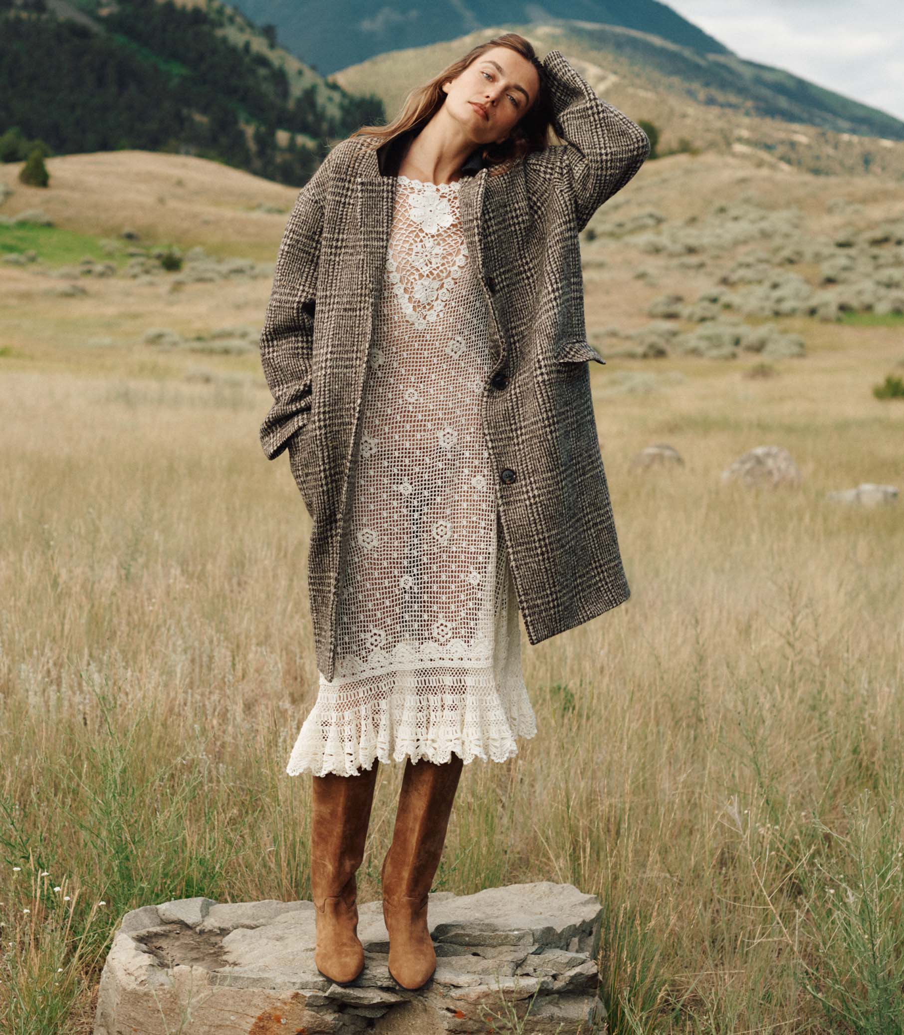 FLORIA DRESS -- PEARL