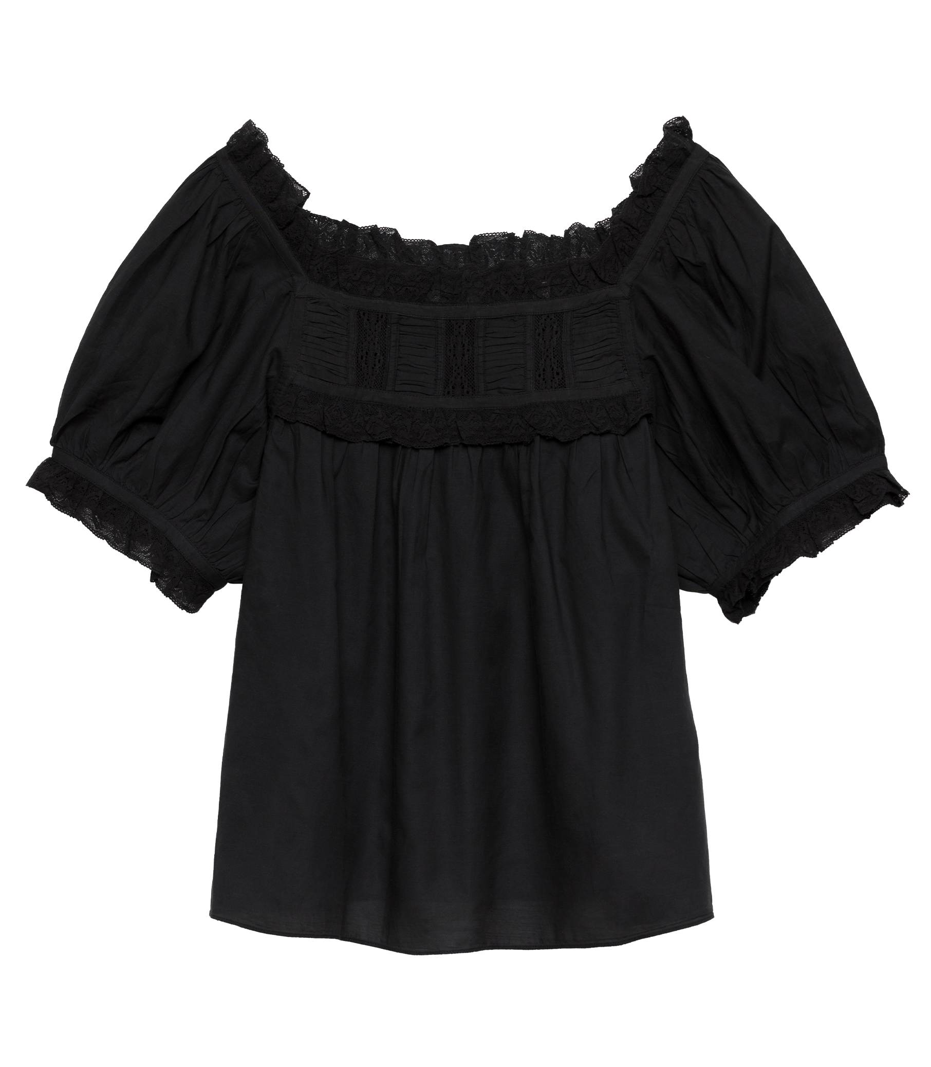 FRANCES TOP -- BLACK