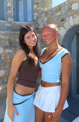 Dulcie White Micro Skort