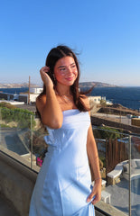 Maiah Blue Formal Maxi Dress