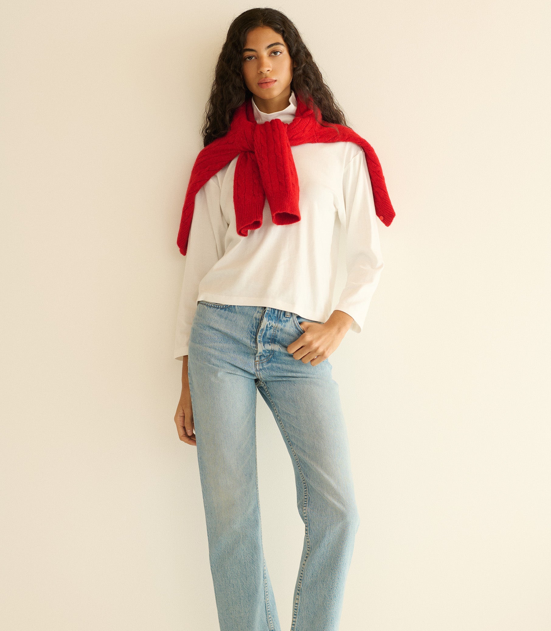 HAWTHORN TURTLENECK -- SALT