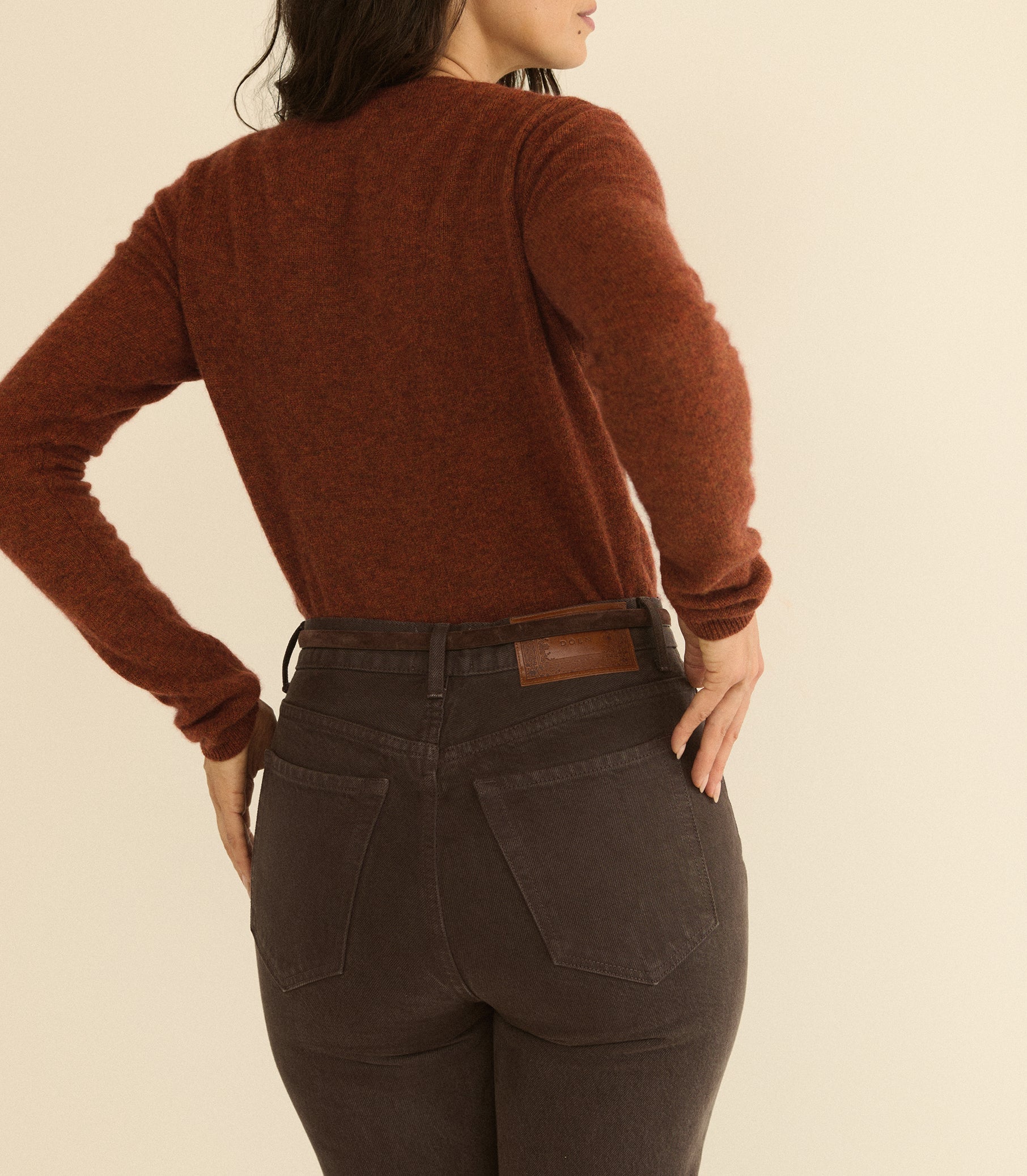 ONDINE JEAN -- EQUESTRIAN BROWN WASH