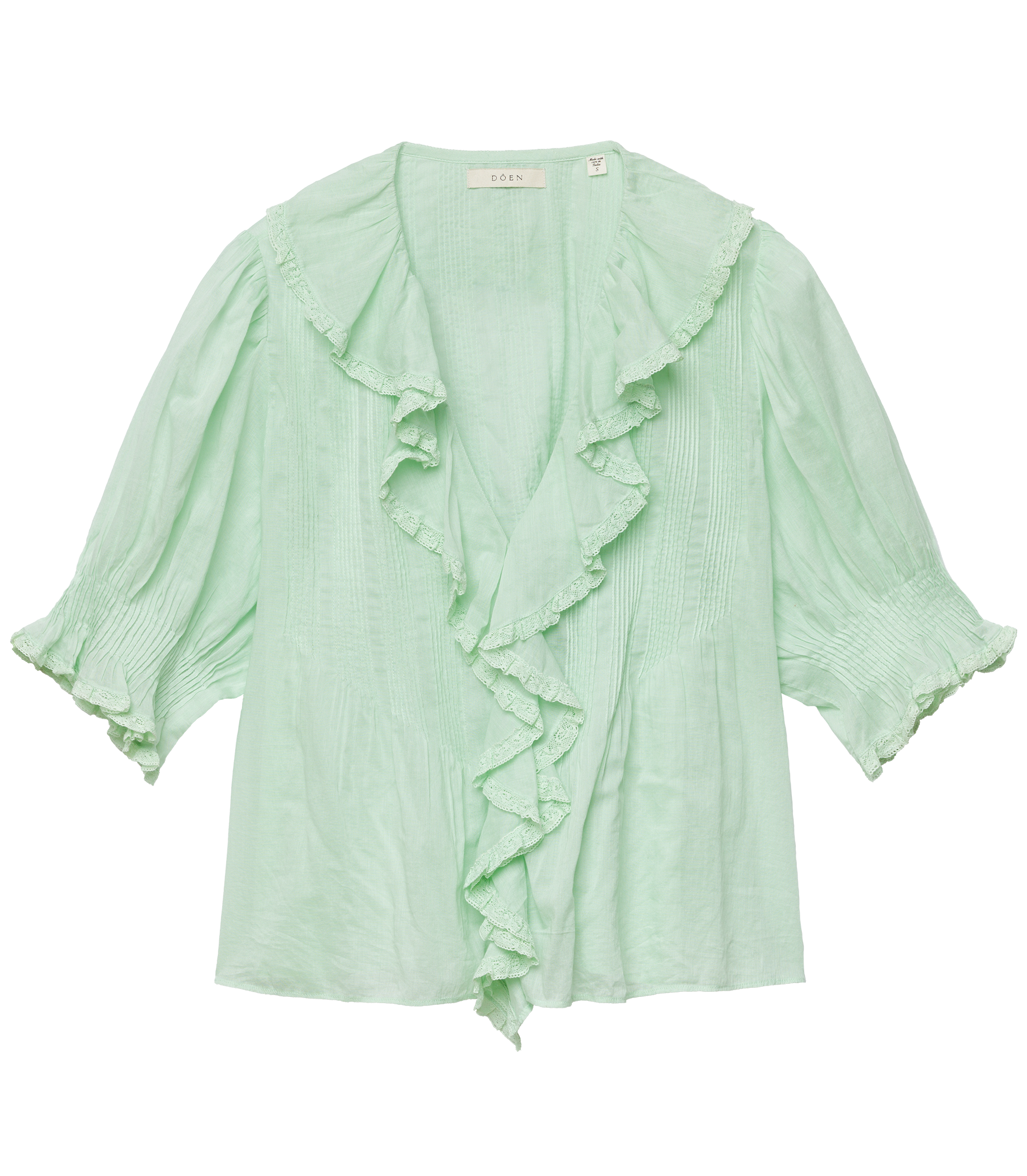 HENRI TOP -- SEAFOAM