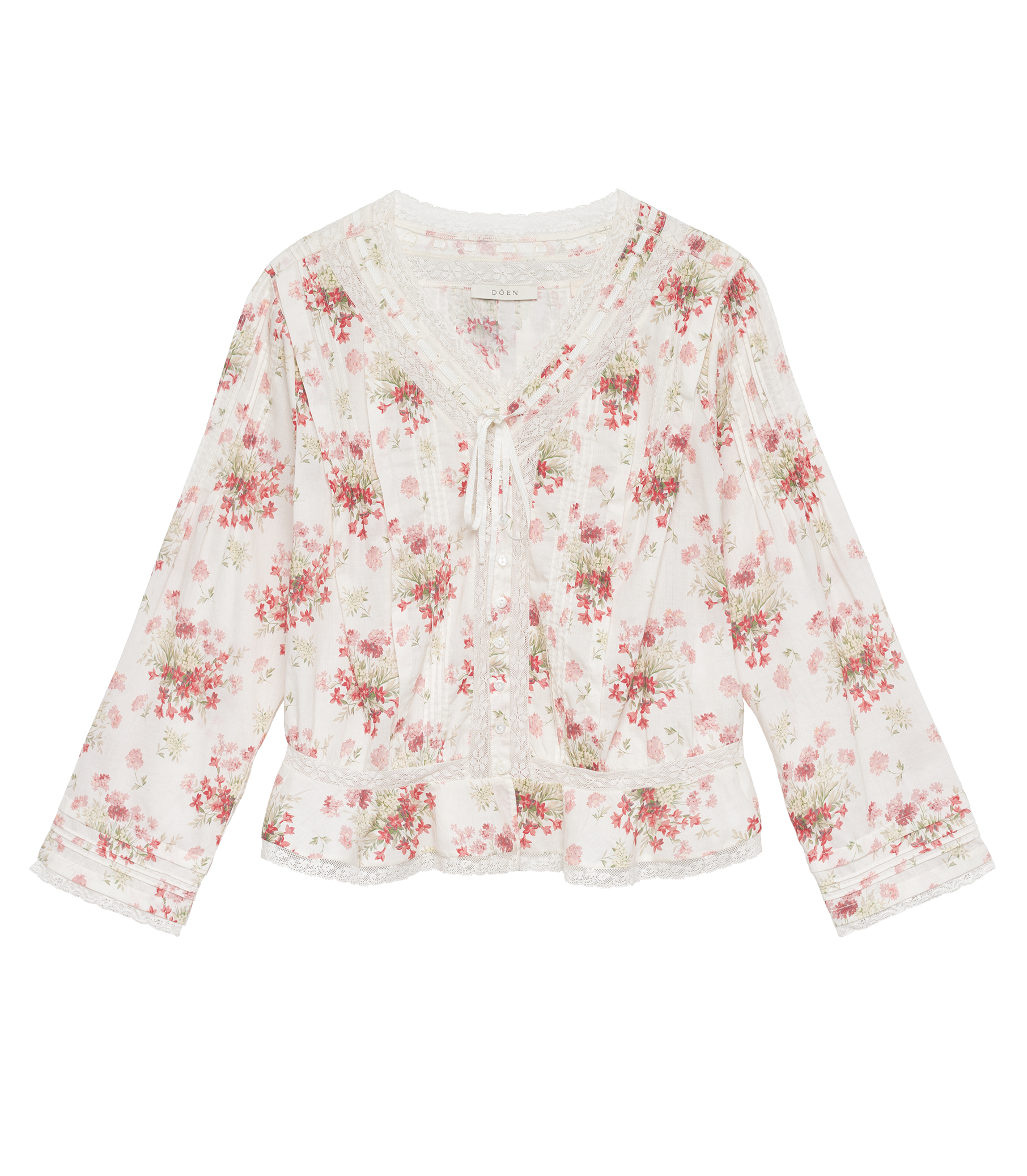 HILLOCK TOP -- IVORY LANTANA FLORAL