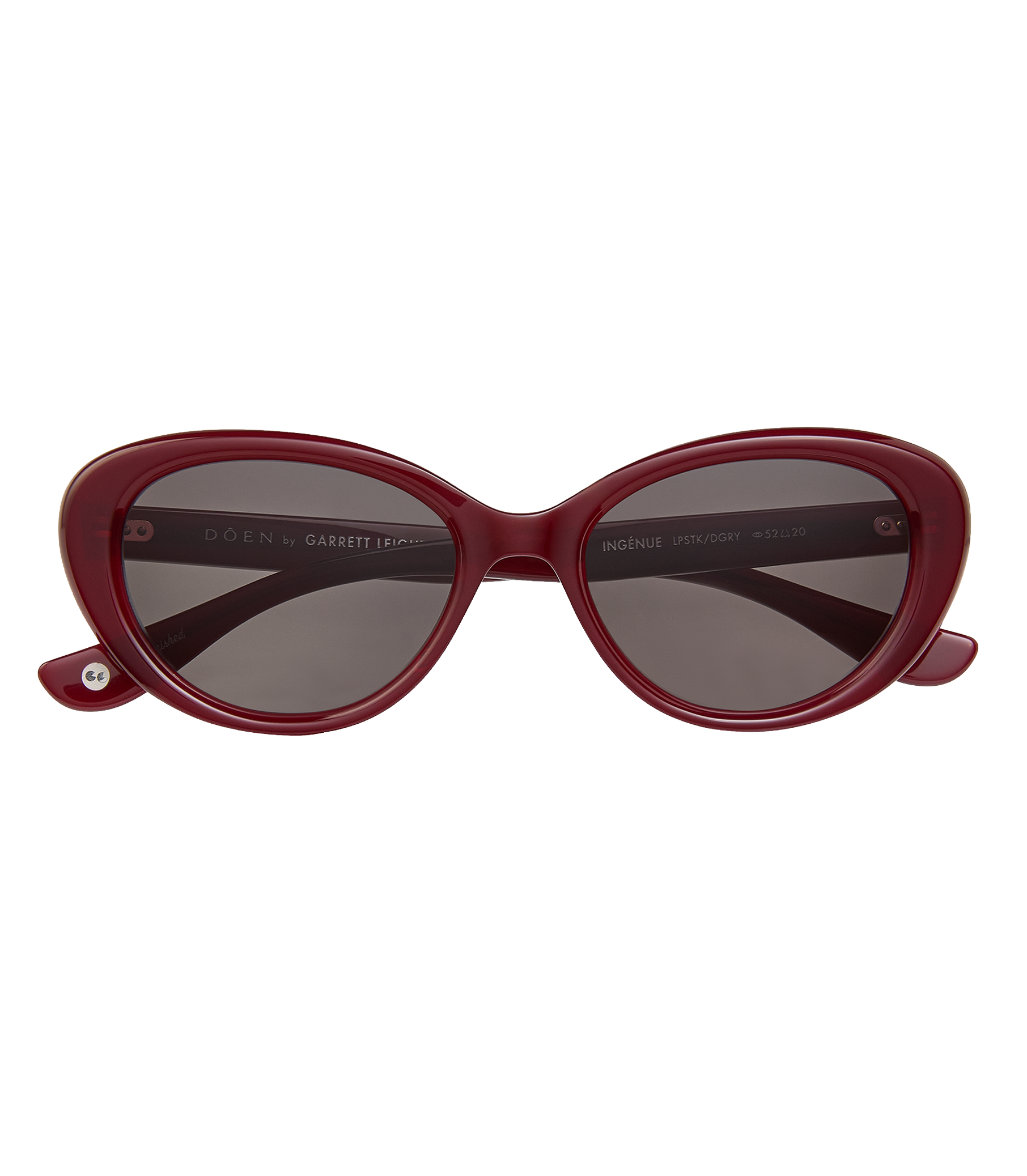 DÔEN BY GARRETT LEIGHT INGÉNUE SUNGLASSES -- LIPSTICK