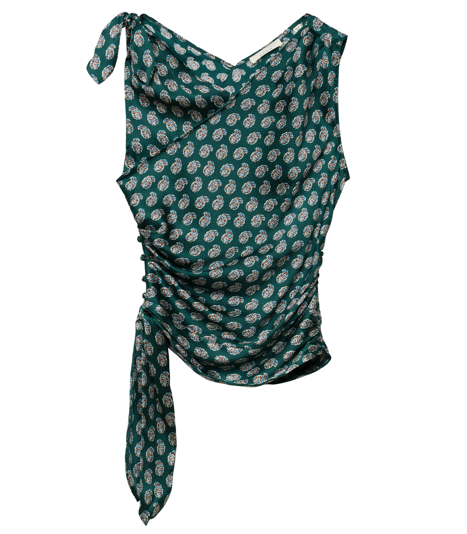 JANILLE TOP -- CHAUMONT PAISLEY