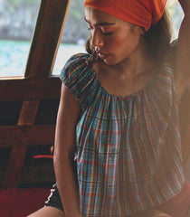 JESSA TOP -- ALDERBROOK PLAID