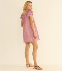 JULIA DRESS -- MULBERRY LA MADDALENA GINGHAM