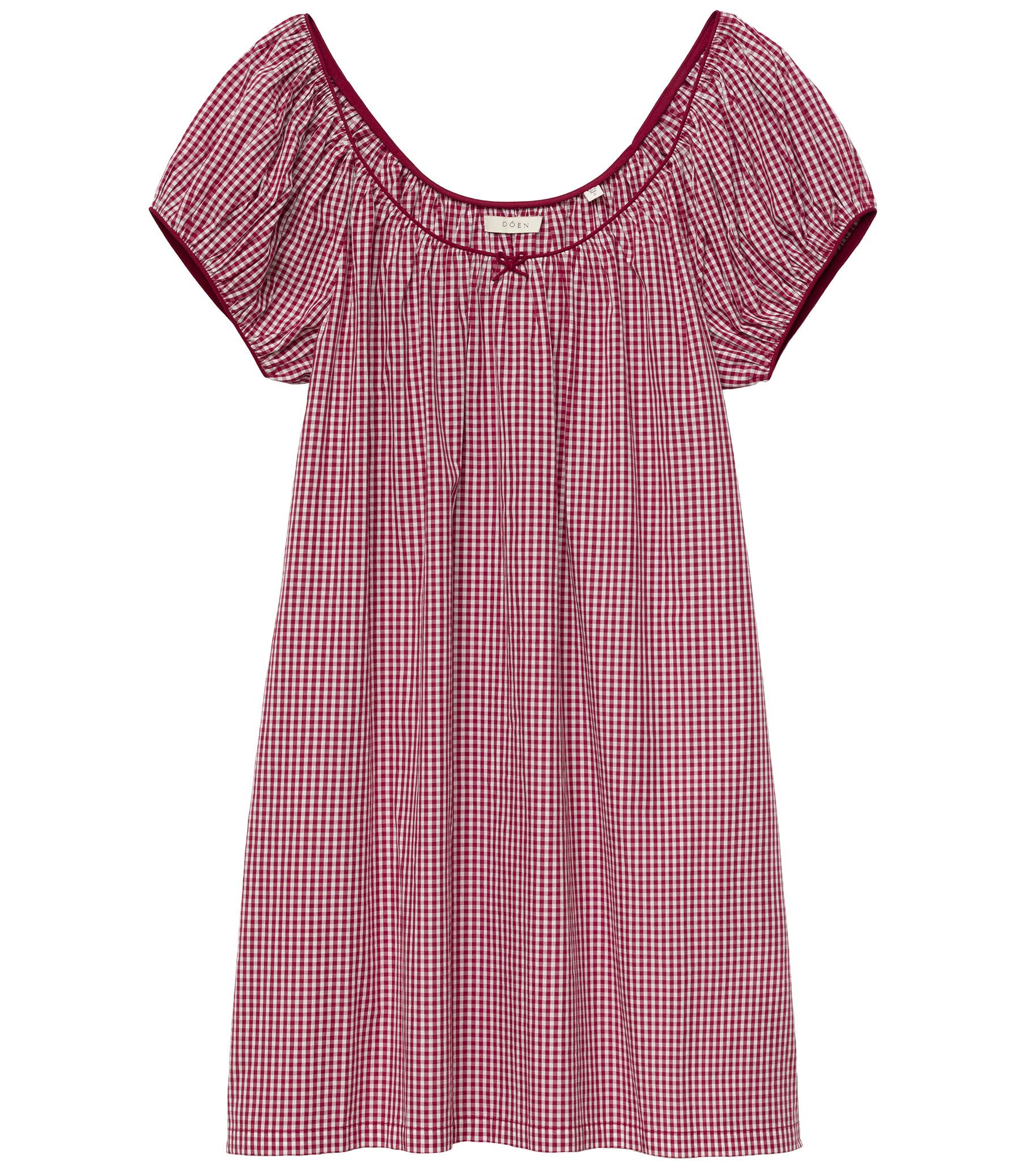 JULIA DRESS -- MULBERRY LA MADDALENA GINGHAM