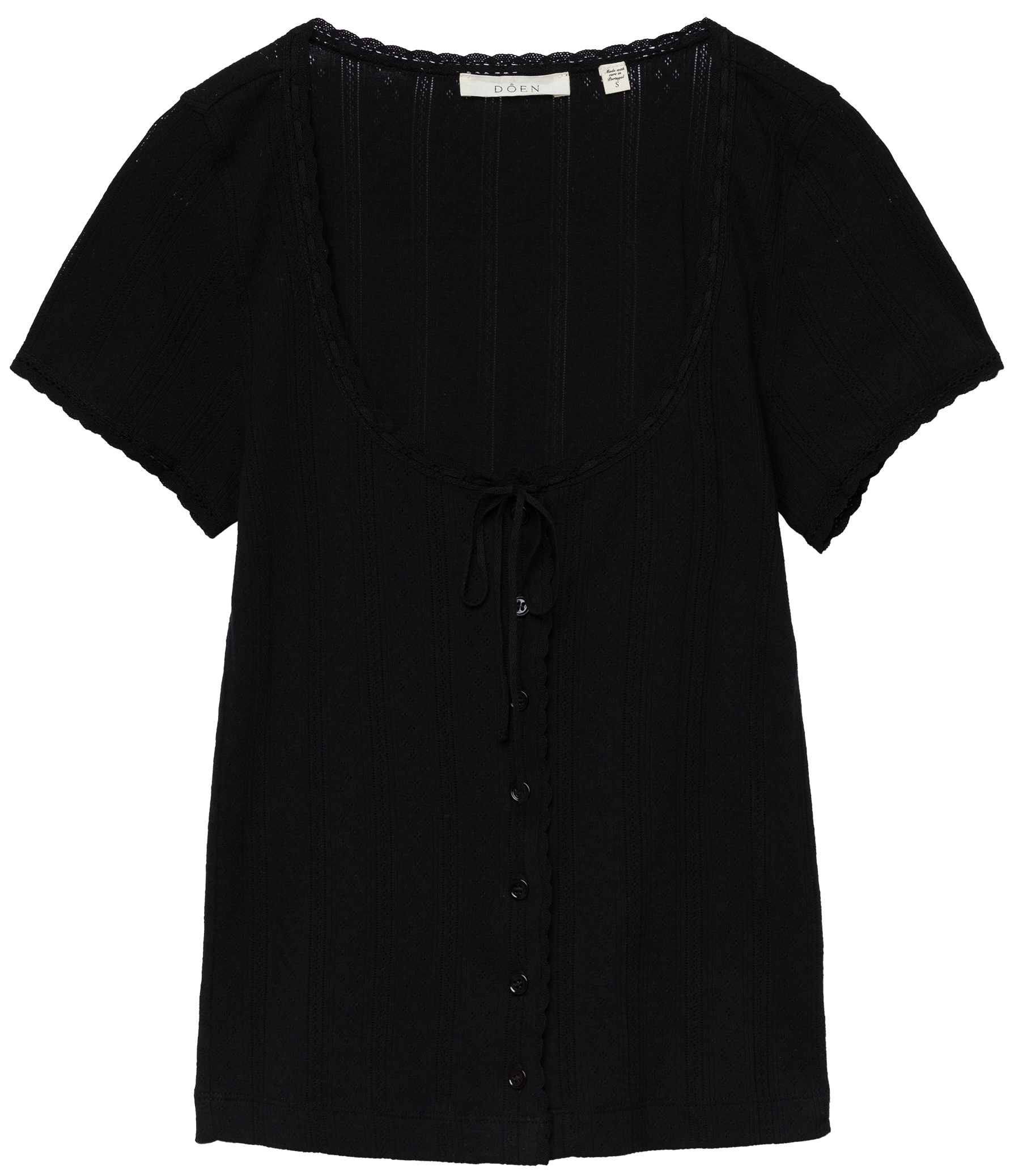 LARA TEE -- BLACK