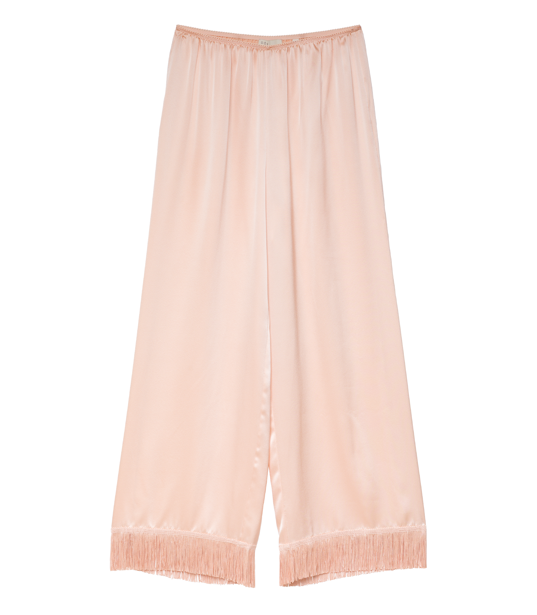 LAVON FRINGE PANT -- PEACH SORBET
