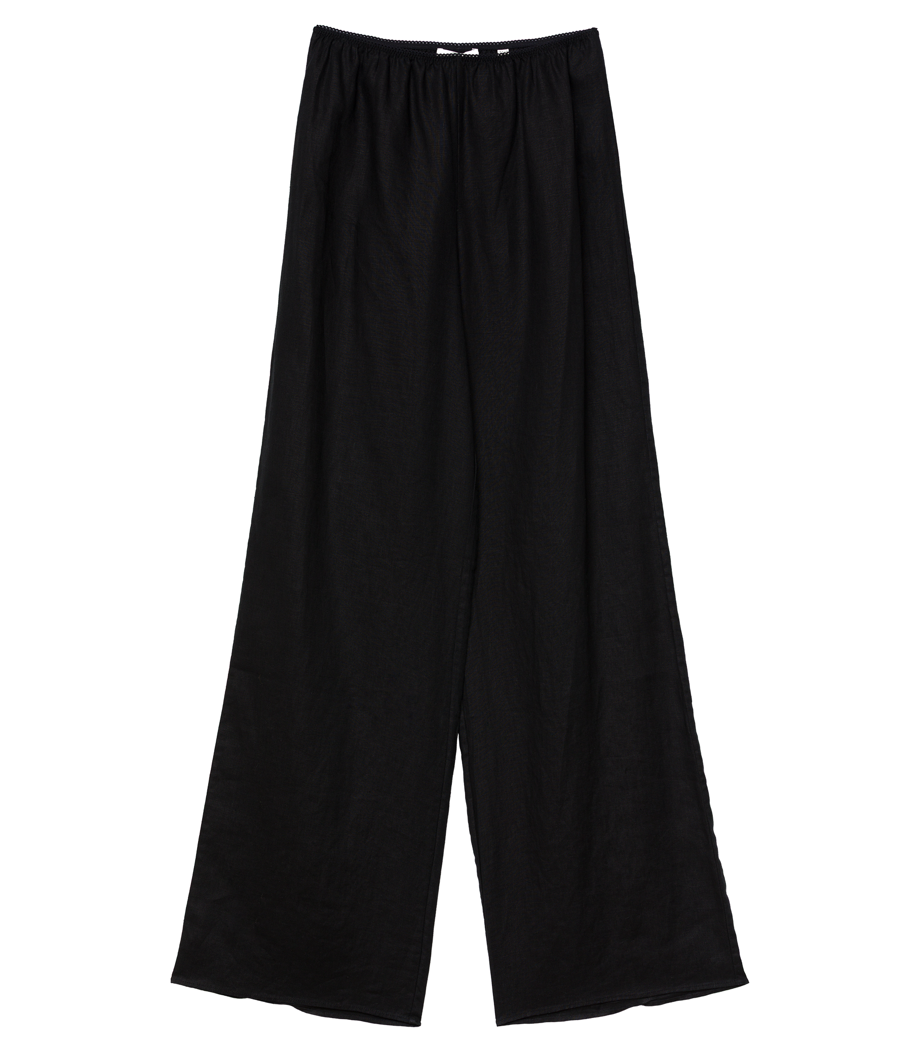 LAVON LINEN PANT -- BLACK