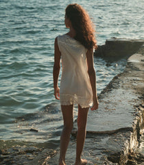 LIDA DRESS -- SALT