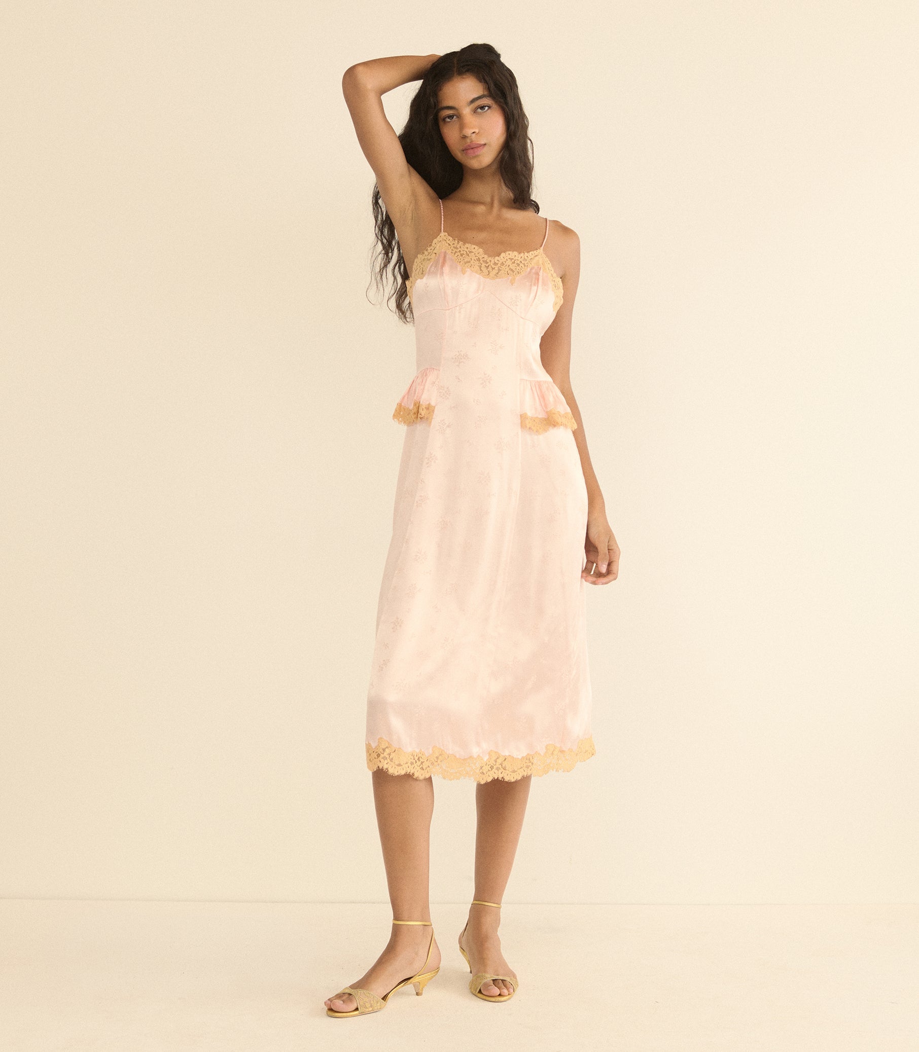 LISE DRESS -- NECTARINE