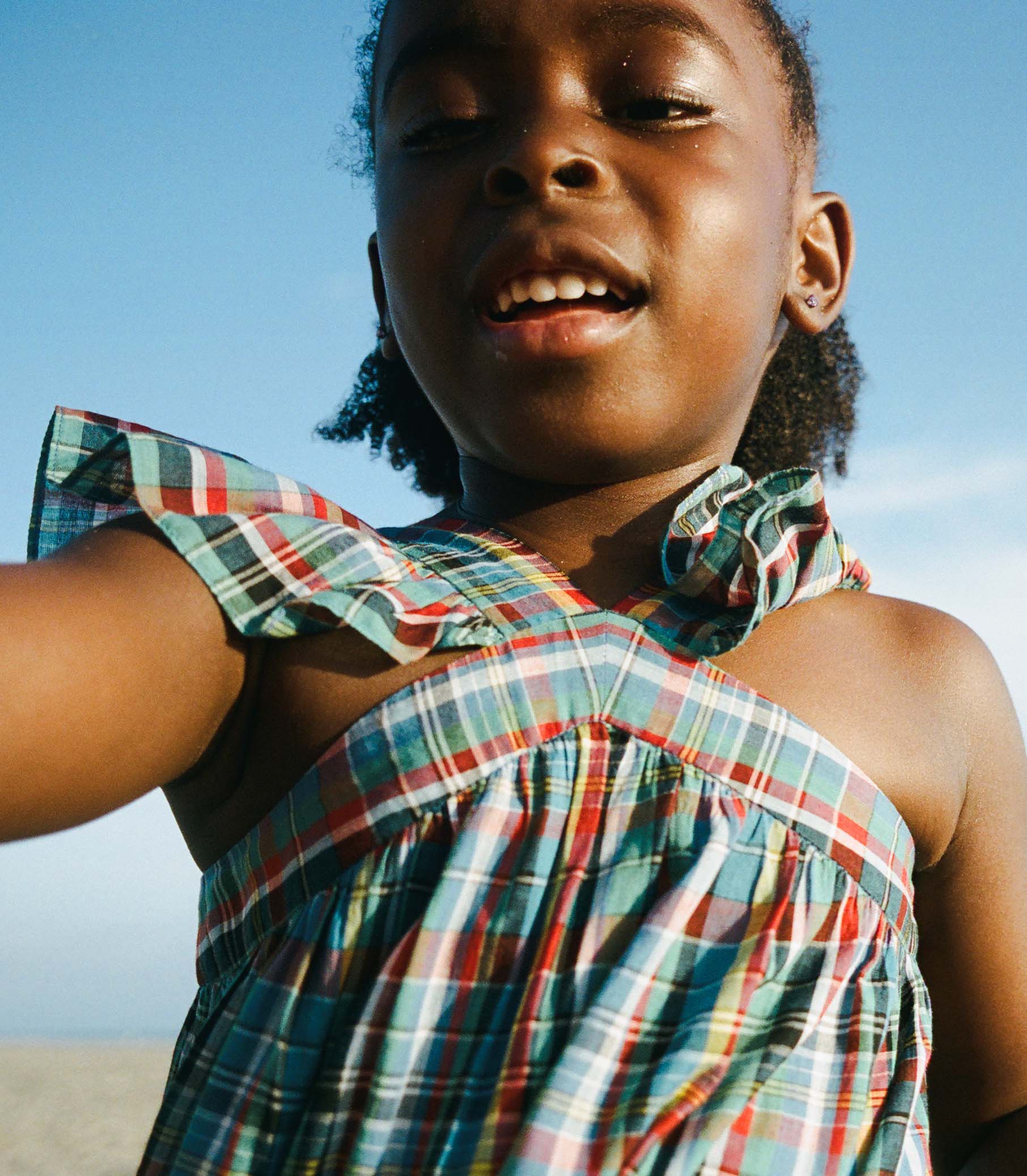 LITTLE NISHA DRESS -- ALDERBROOK PLAID