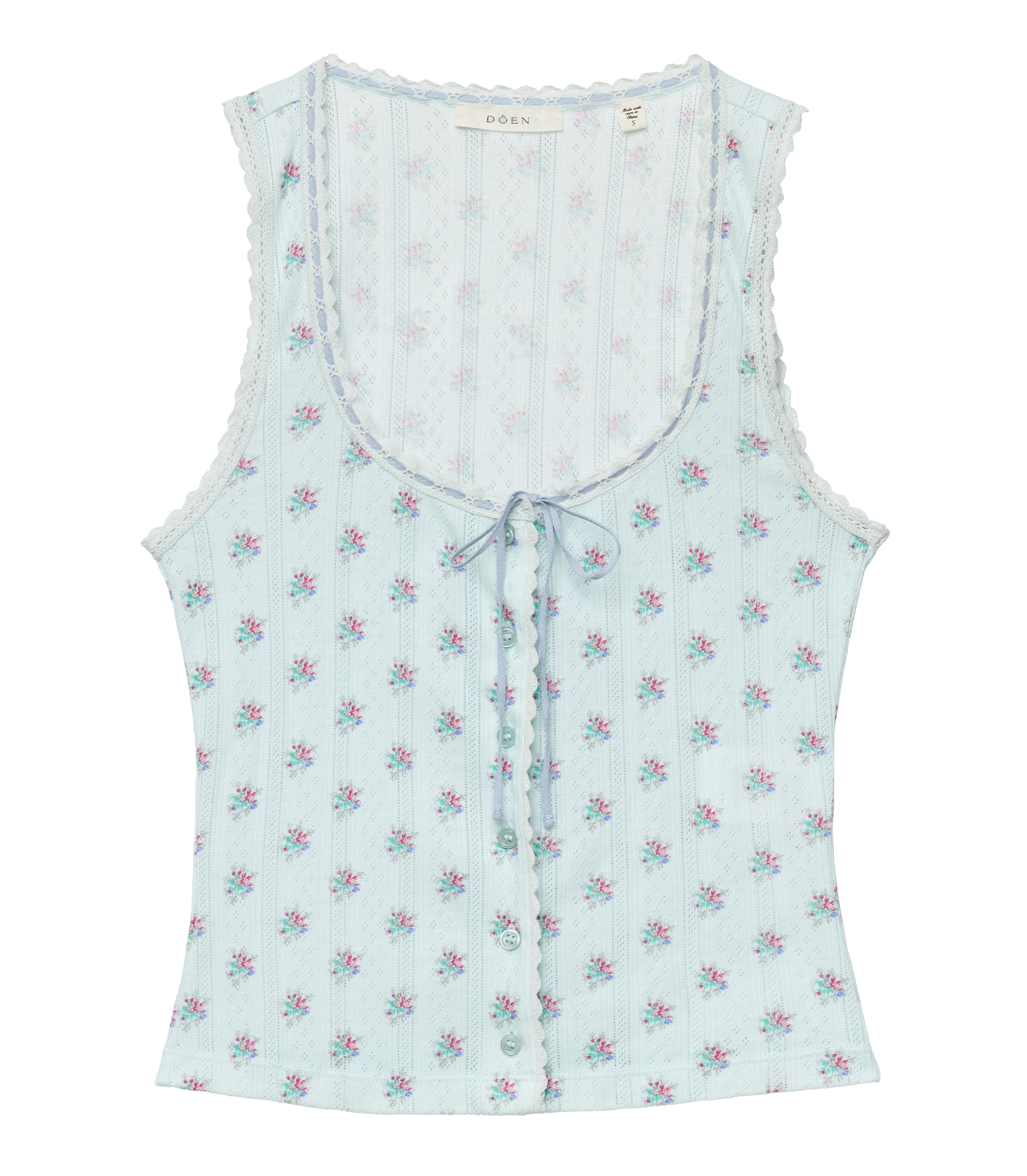 LOIS TANK -- SKY PETIT POSY CALICO