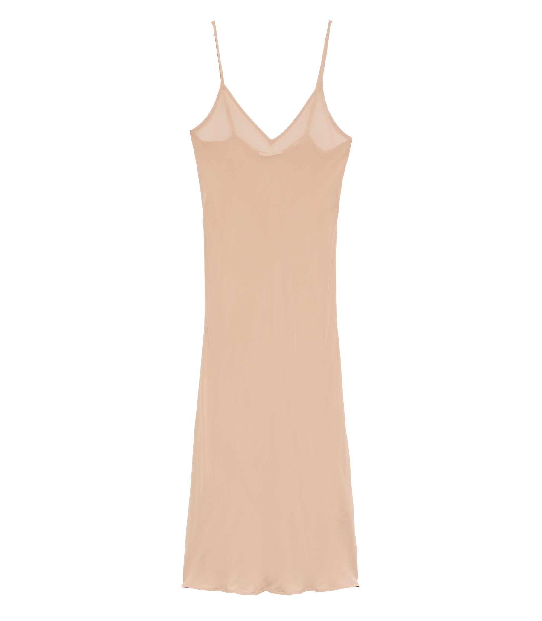 LONG DEEP V-NECK SLIP -- SAND DOLLAR