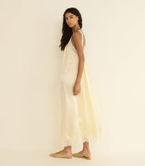 LUCIANE DRESS -- VANILLA