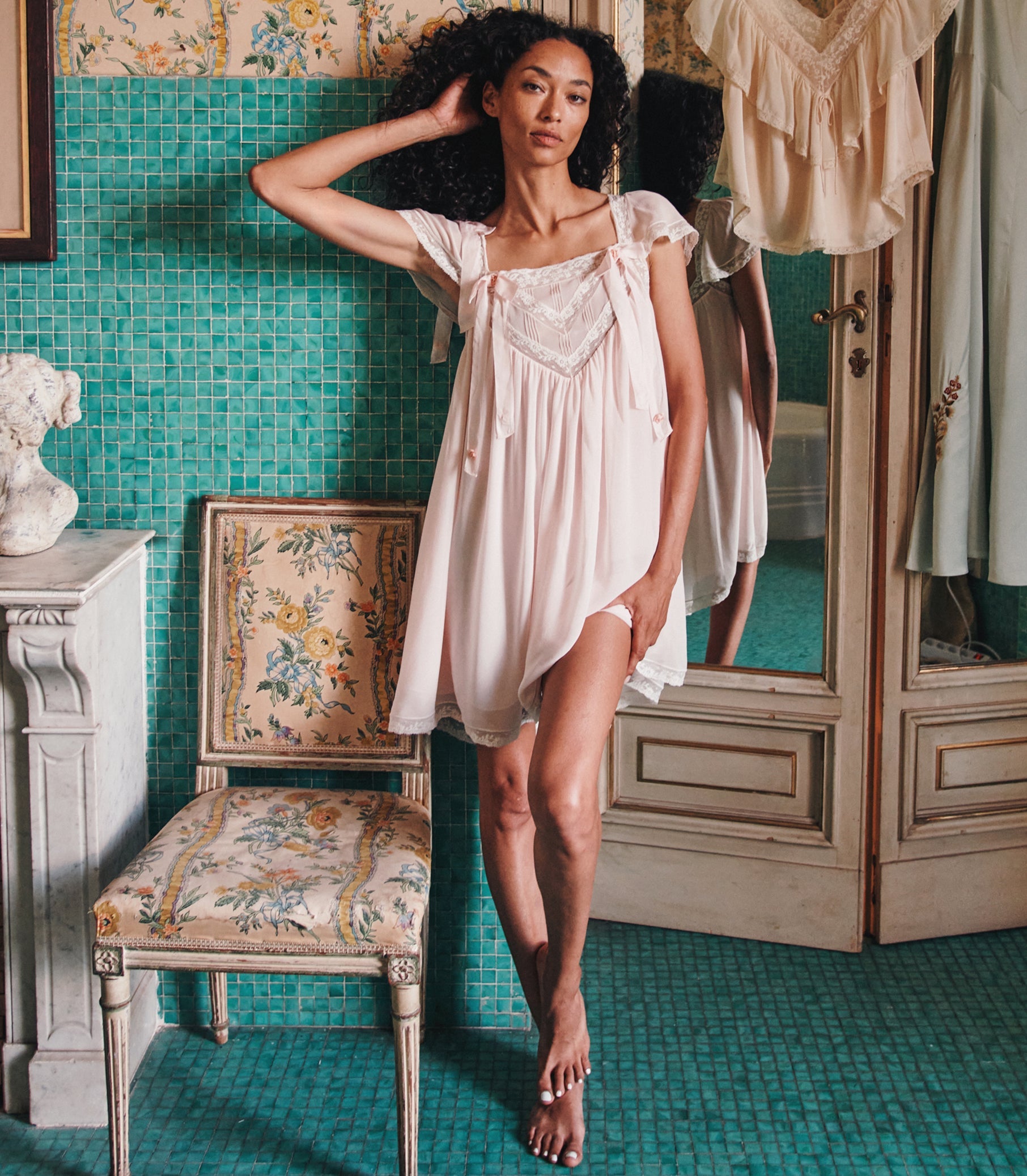 MAEVIE DRESS -- ROSEBUD