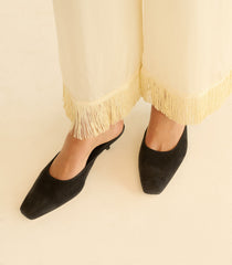MALIN MULE -- BLACK SUEDE