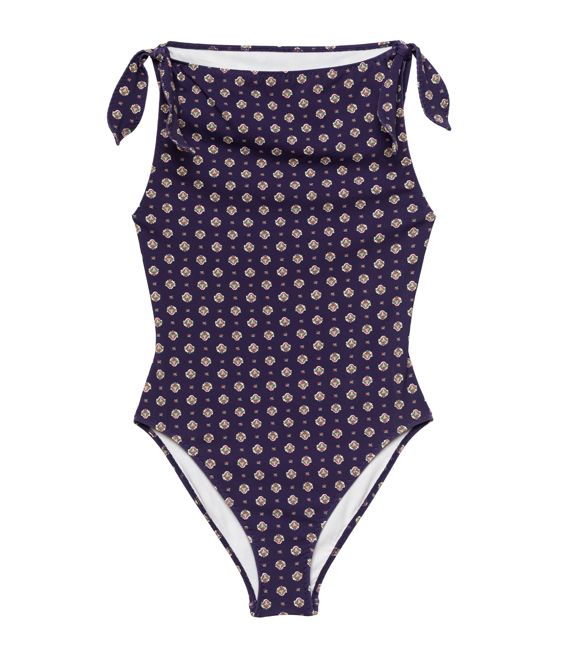 MALTA MAILLOT -- NAVY CADIZ FOULARD
