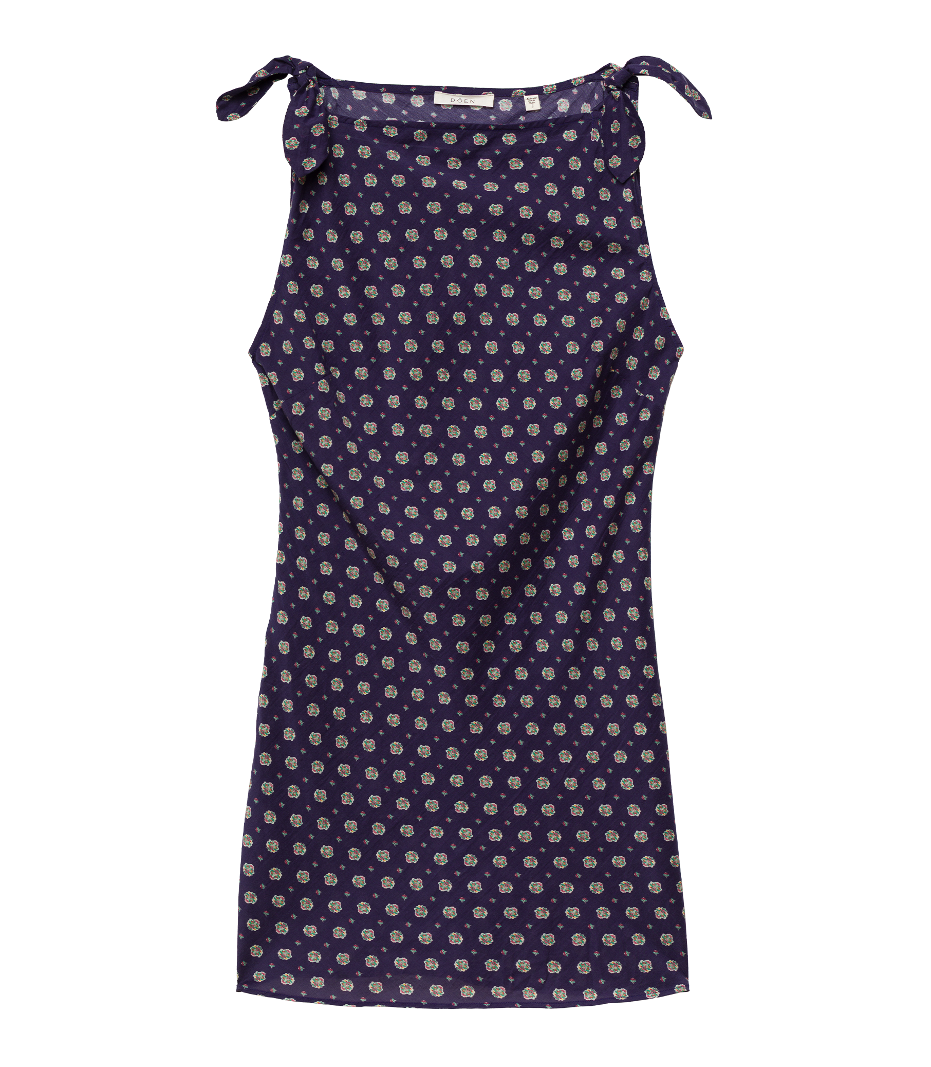MALTINA DRESS -- NAVY CADIZ FOULARD