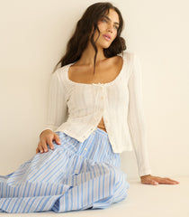 MARCELINE SKIRT -- SALERNO STRIPE