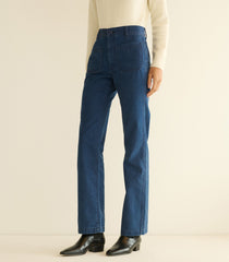 MARITIME MID RISE JEAN -- SIRENES WASH