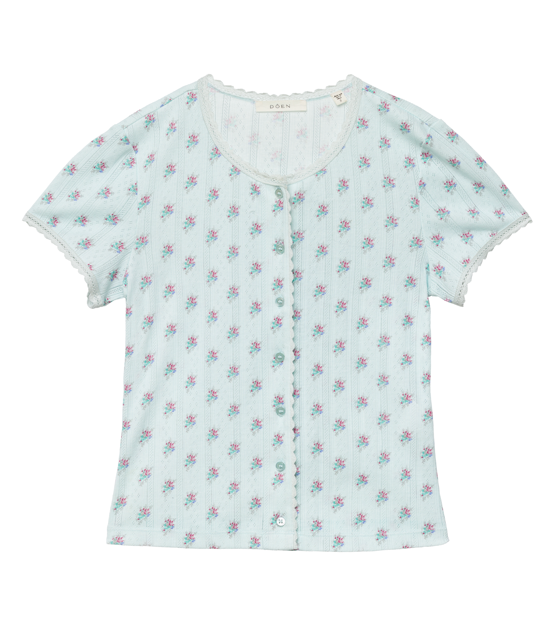 NETA TEE -- SKY PETIT POSY CALICO