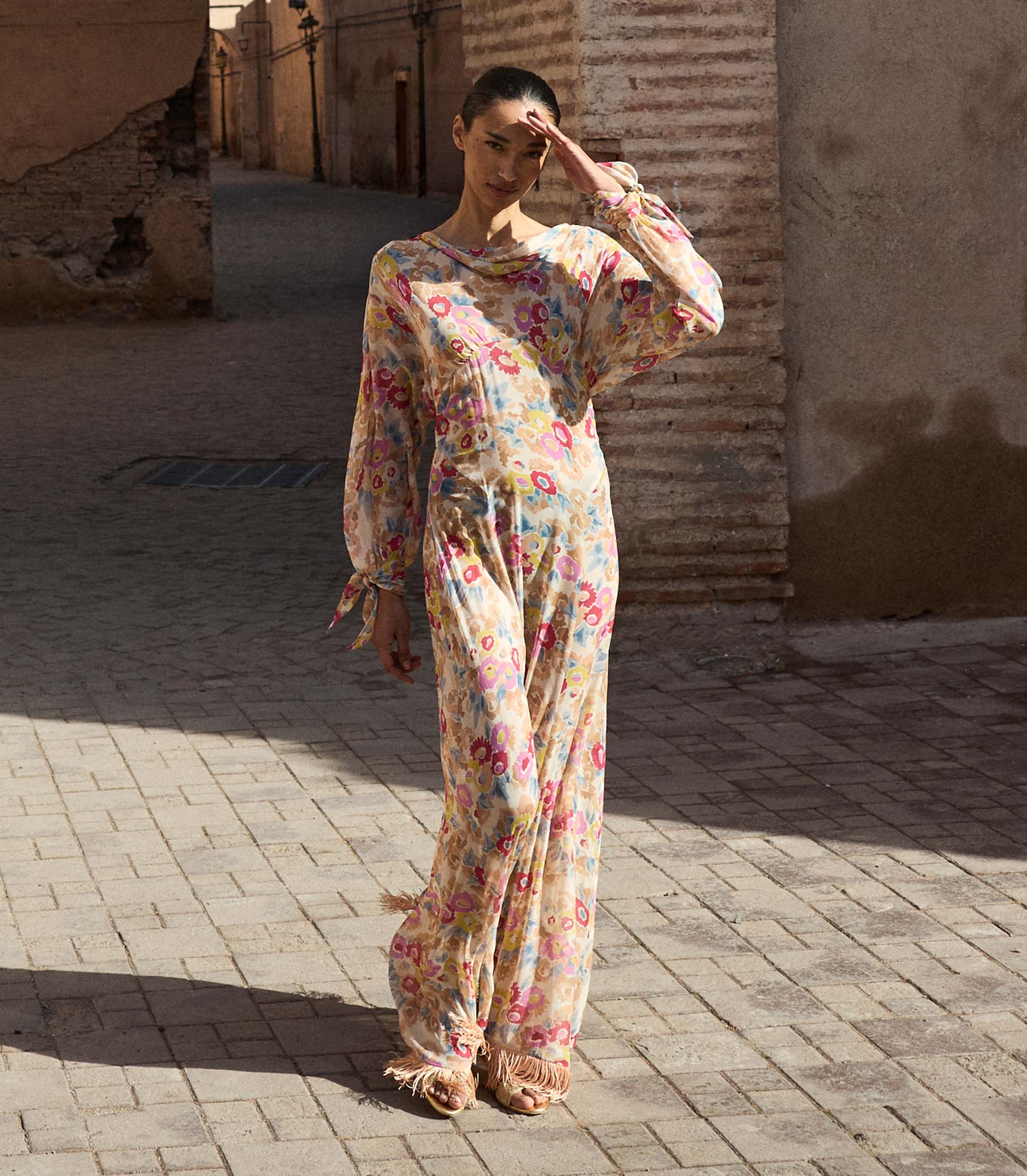 OPHELIA DRESS -- JARDIN DE CAMELIAS