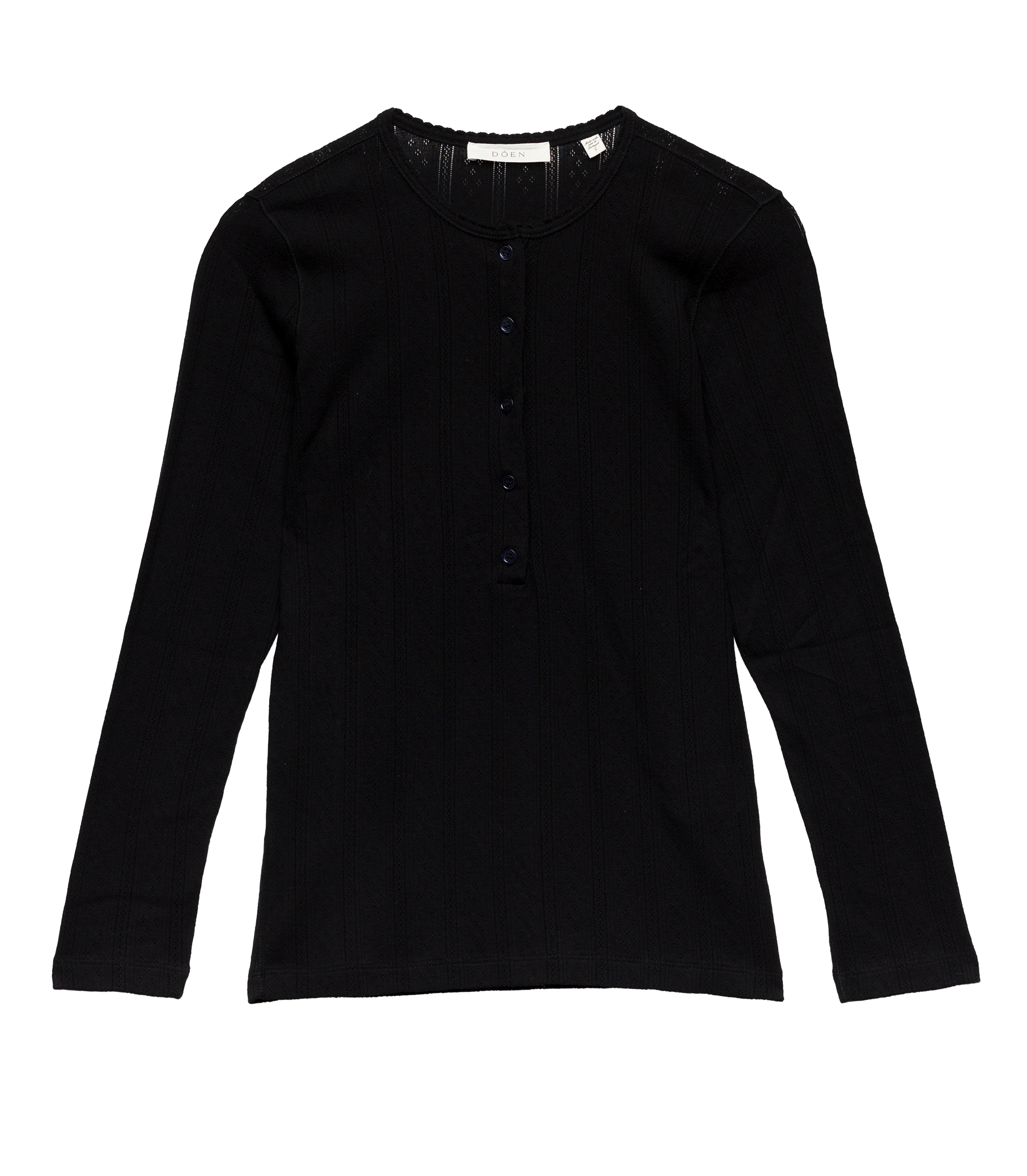 PAOLA TEE -- BLACK QUELLE JOLIE POINTELLE