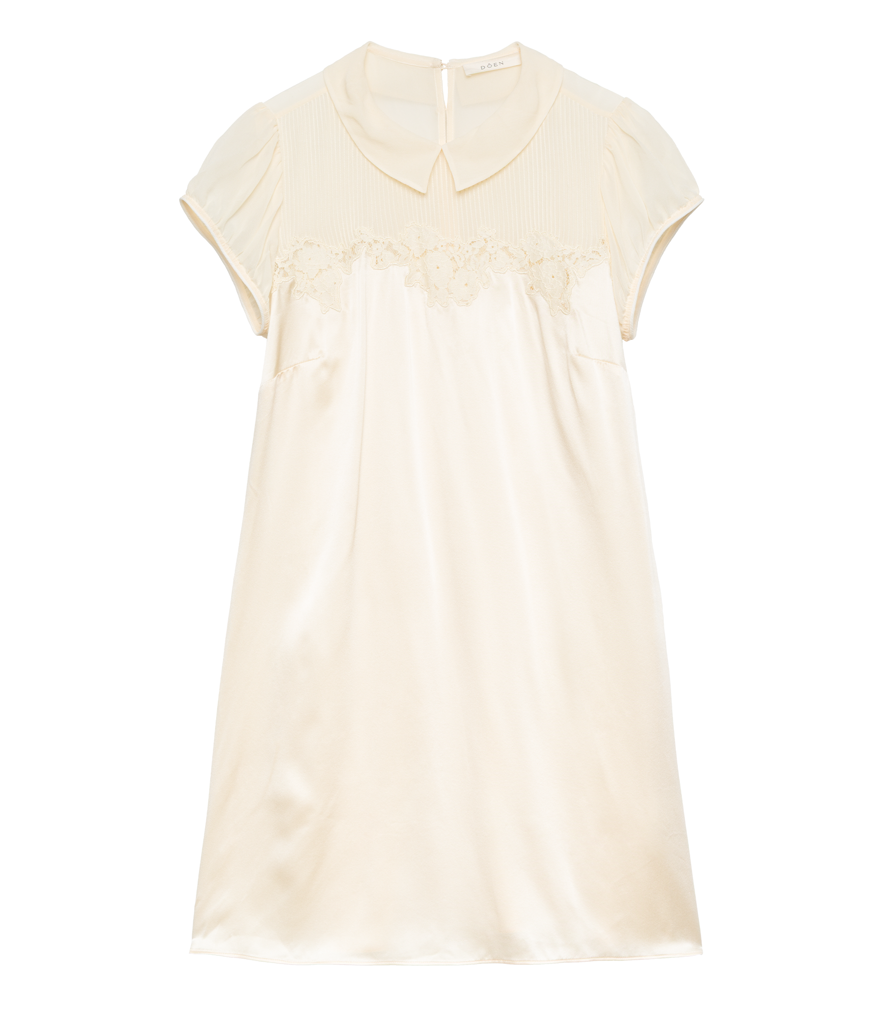 PERLE DRESS -- VANILLA