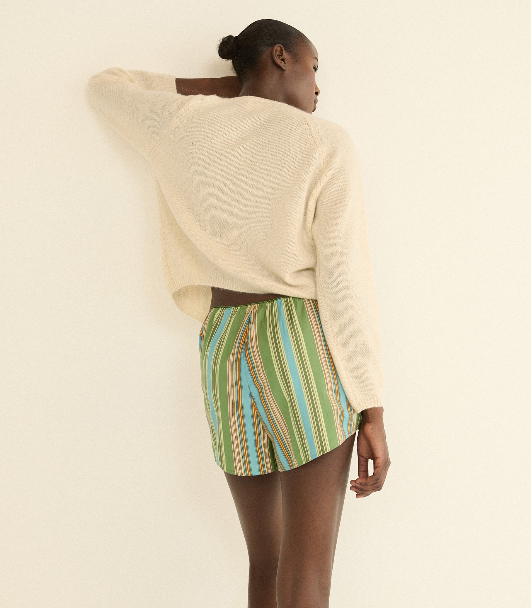 PEROLINE CASHMERE CARDIGAN -- DOGWOOD