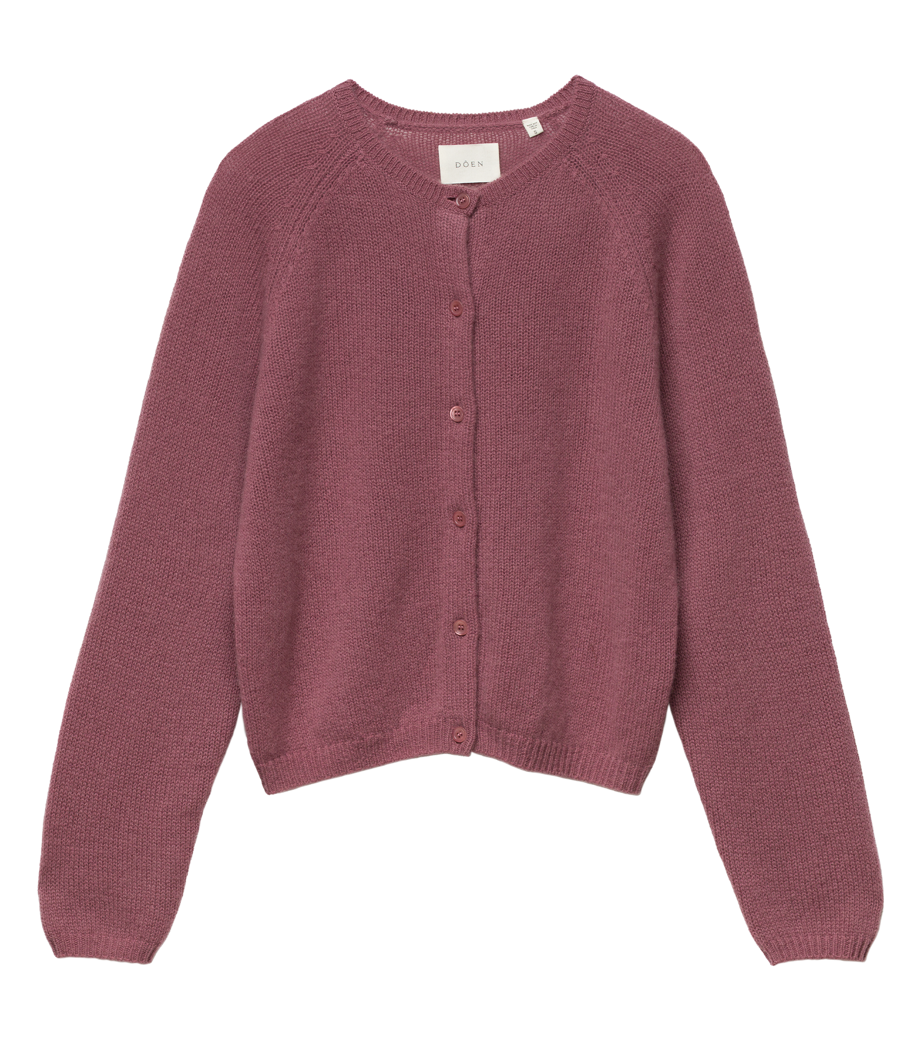 PEROLINE CASHMERE CARDIGAN -- ROSE MAUVE