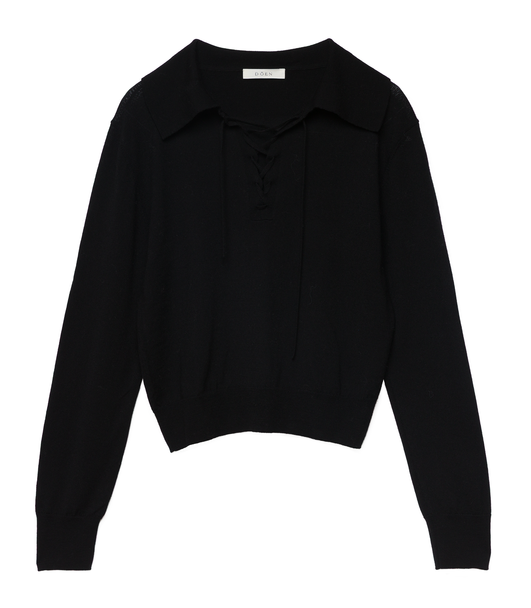 REED SWEATER -- BLACK