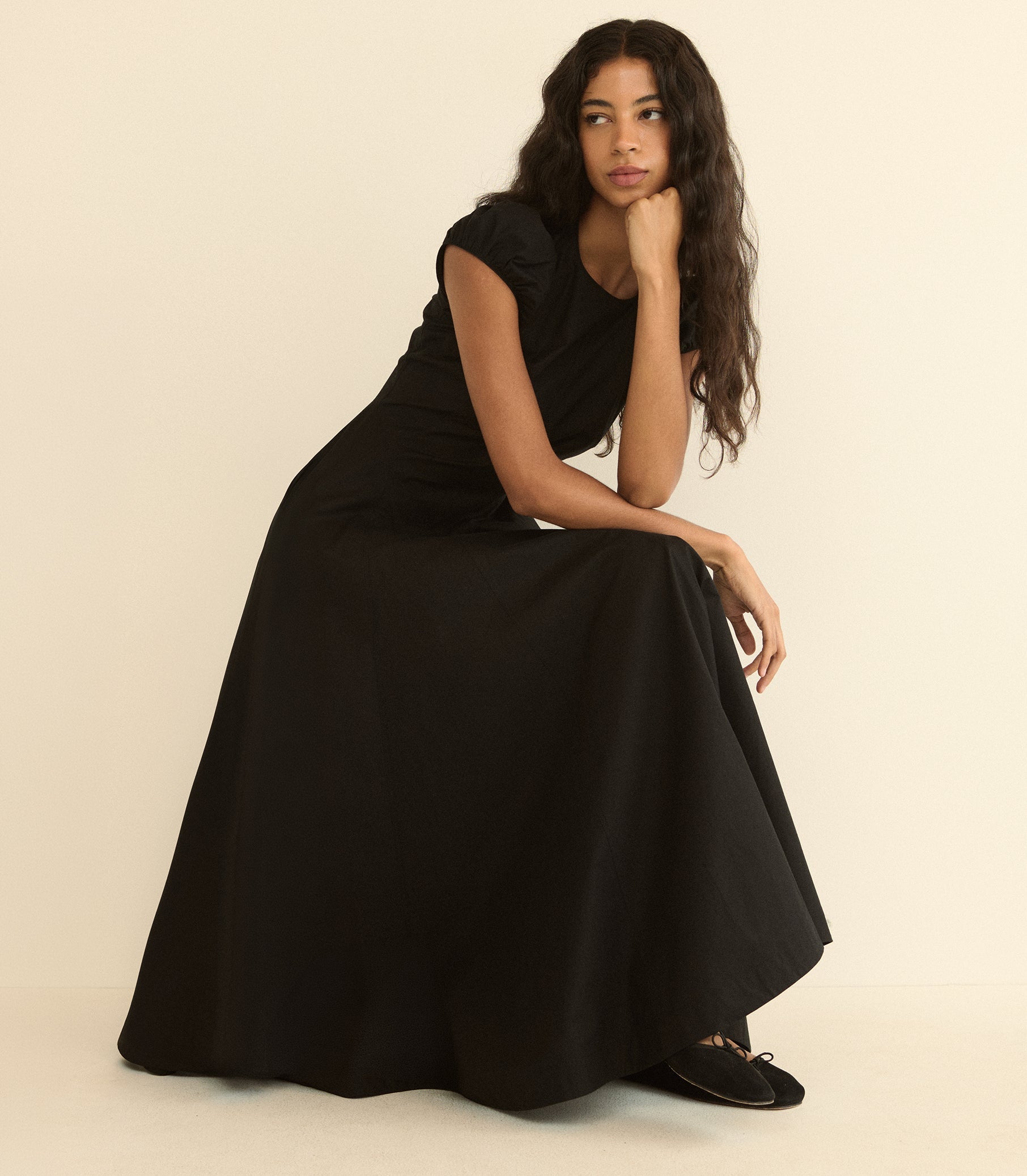 RIVELLE DRESS -- BLACK