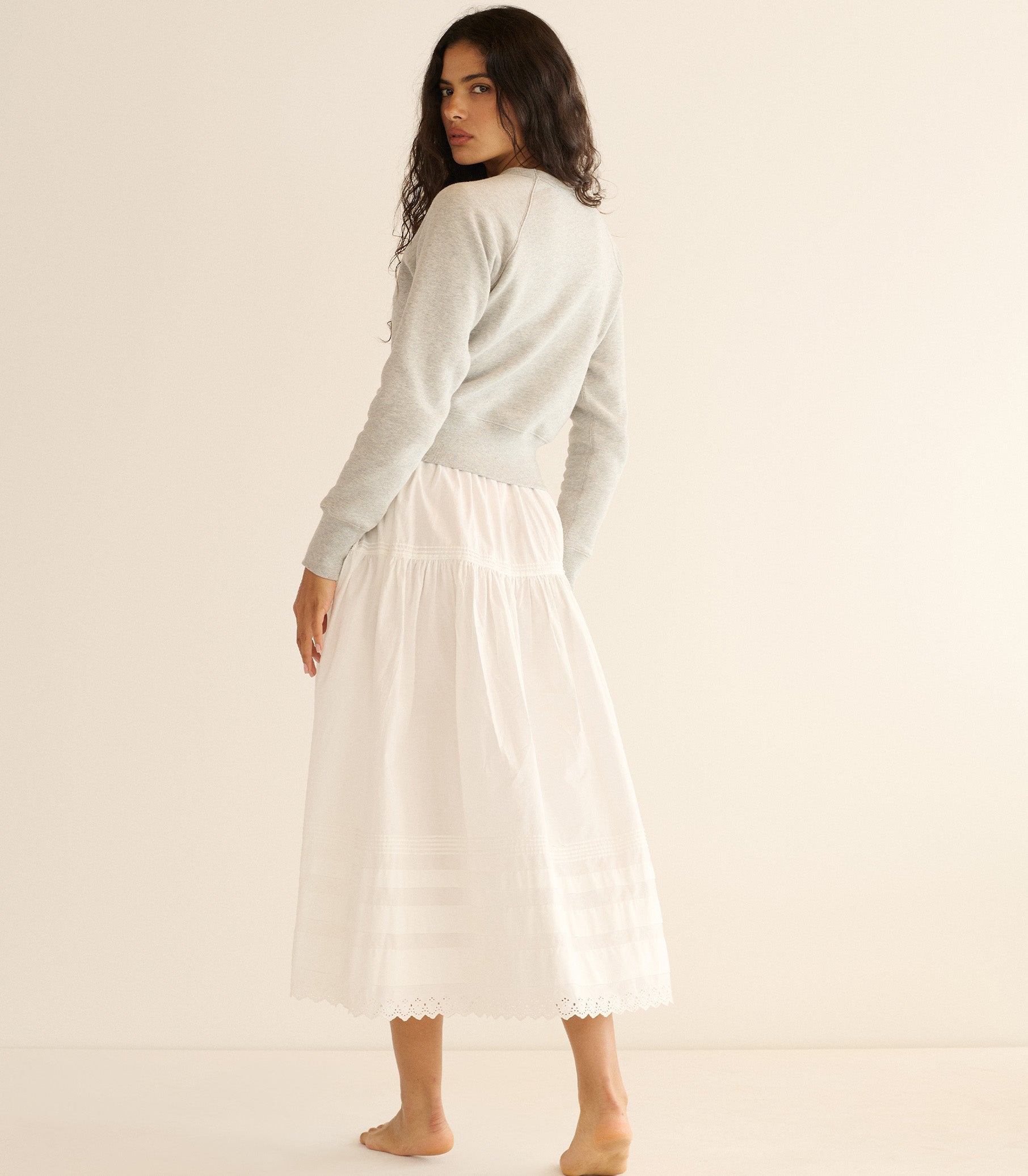 SEBASTIANE SKIRT -- POWDER