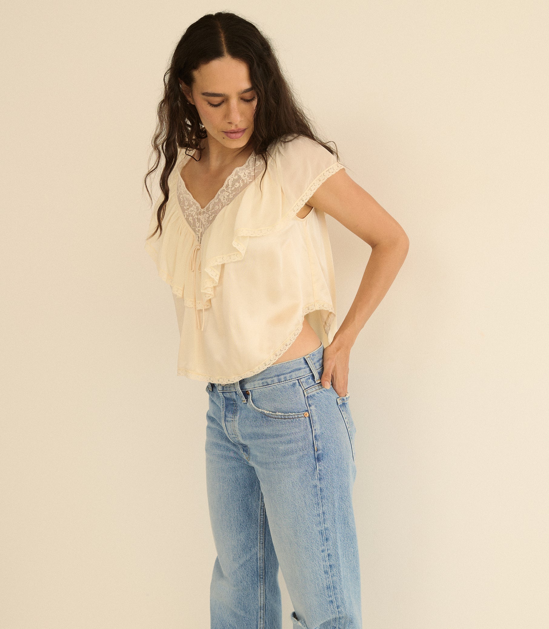 YADIRA TOP -- CANDLELIGHT