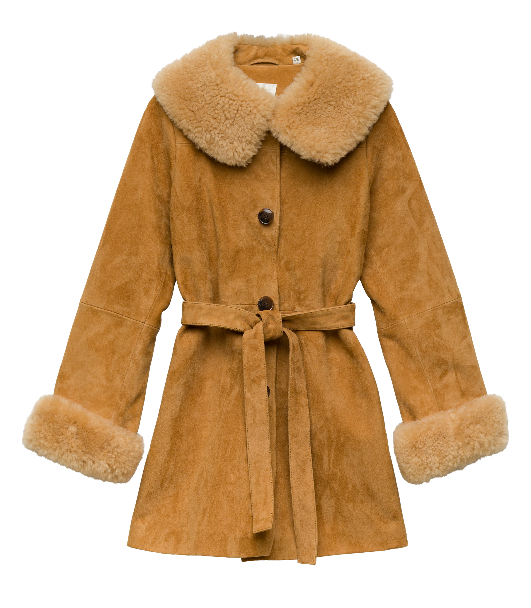 YENZA SUEDE COAT -- WILD CHICORY