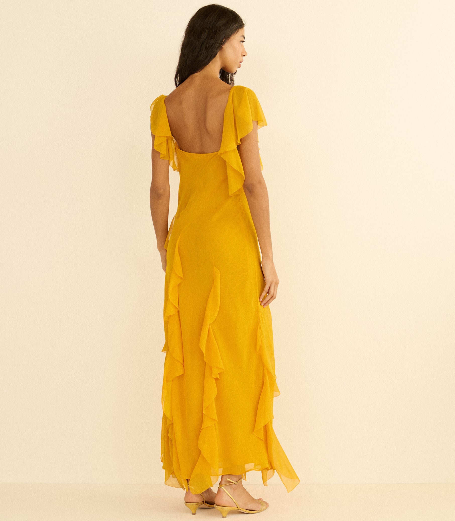 ZELIA DRESS -- SUNFLOWER